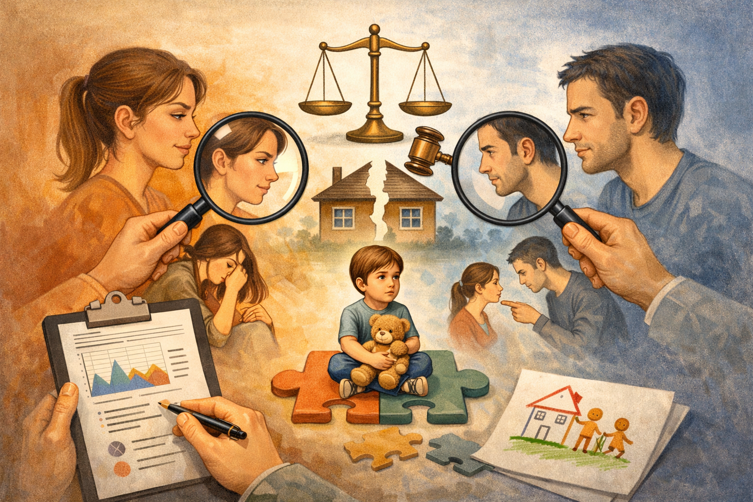 Evaluación de habilidades parentales: qué analiza un informe psicológico para tribunal de familia